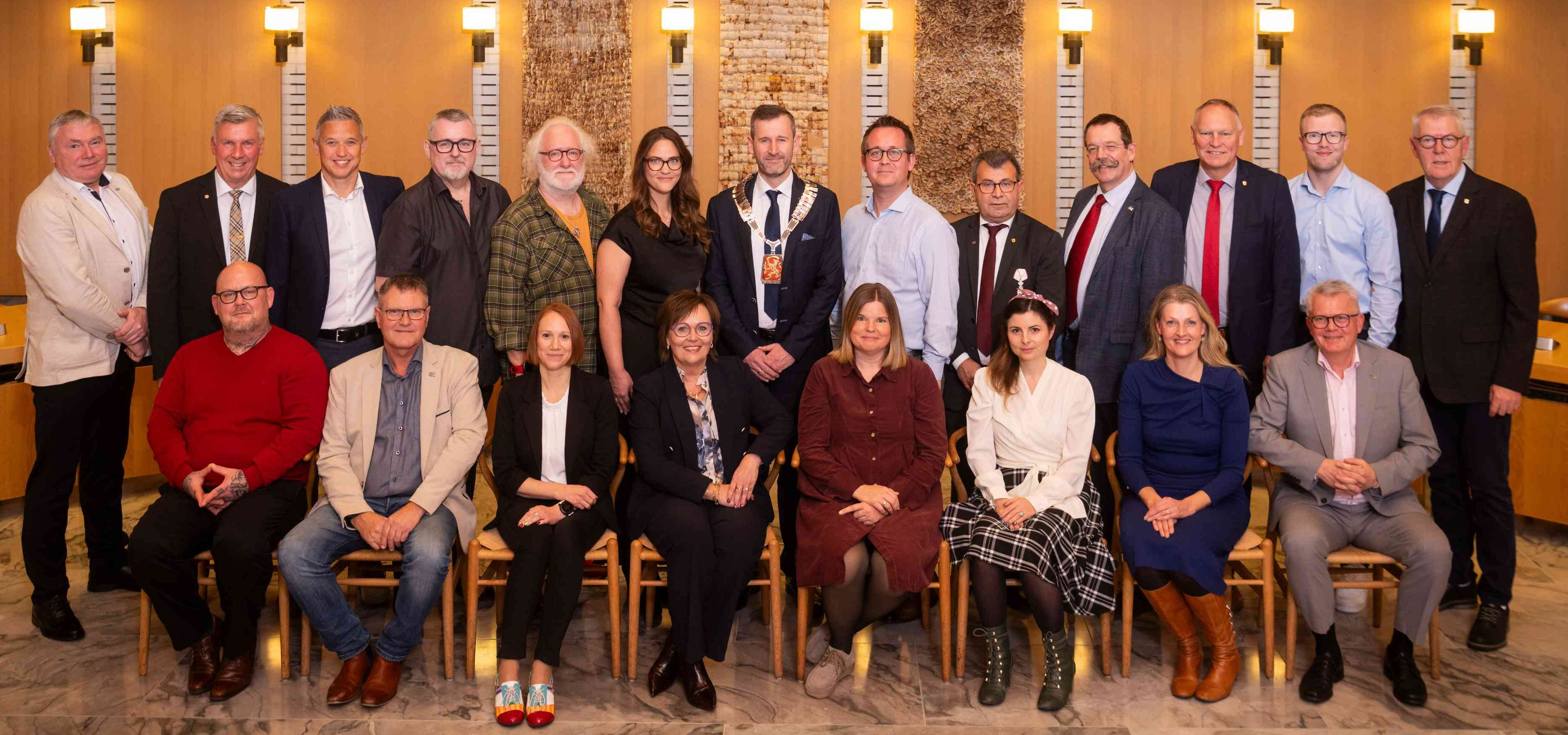 Billede af alle byrådsmedlemmer - byråd 2026-2029