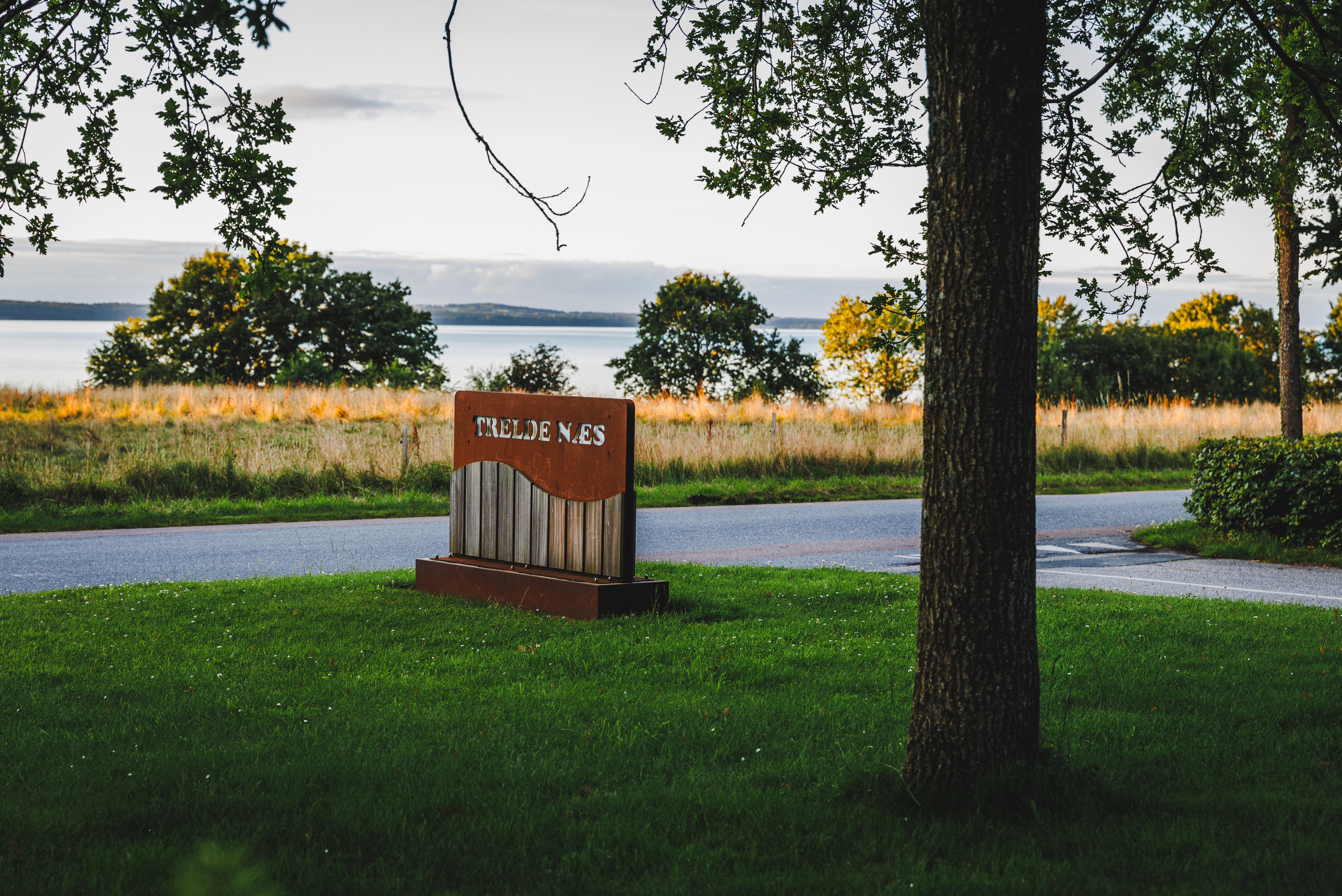 Parkeringspladsen ved Trelde Næs